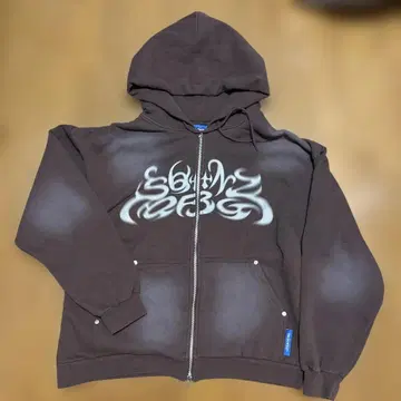 SEQUENZ (시퀀즈) 프론트 프린트 풀 집업 후드티 M