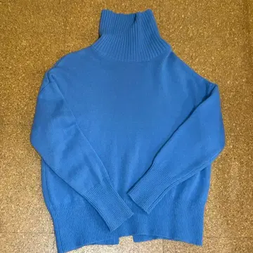 깨끗한 블루*르 쿨 블랑 울 캐시미어 고급 니트