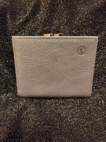 황궁의 지갑*실버 가죽 접이식 지갑