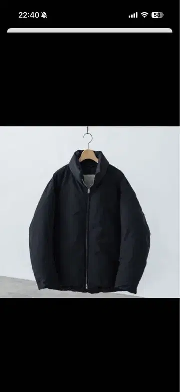 METAL ZIP MINIMAL HEAT FIBER DOWN Lsize