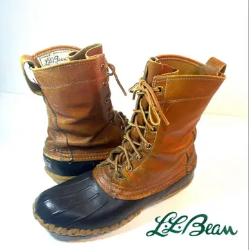 필기체 택 L.L.Bean 빈 부츠 60년대 후기 빈티지 USA 제조