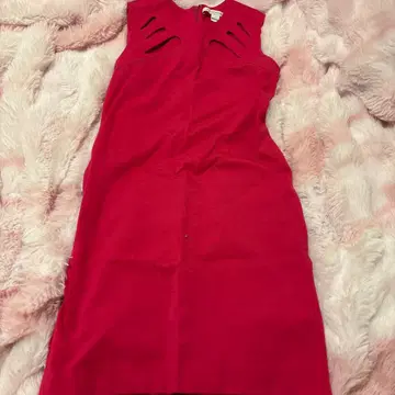 DIANE von FURSTENBERG 핑크 미니 원피스