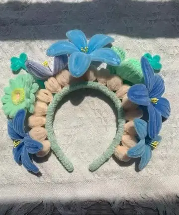 꽃 장식 헤어밴드