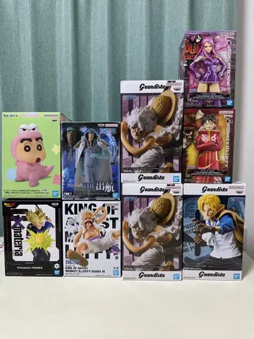 원피스, 드래곤볼 기타 프라이스 피규어 묶음 판매 9점