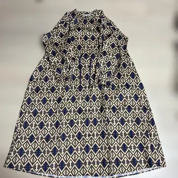 부즈루드, 패턴 제품, 롱, 셔츠 원피스, 넉넉한 실루엣, 미사용