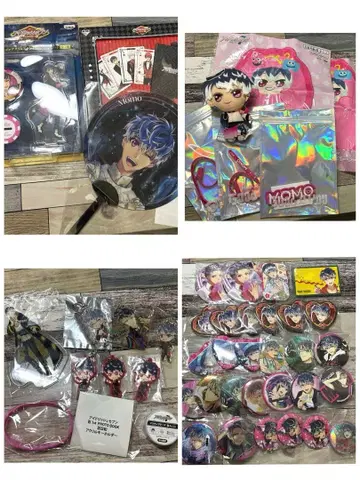 아이나나 모모 캔뱃지 아크릴 스탠드 마스코트 무비나나 G4Y