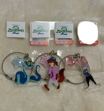 주토피아2 아크릴 키링 3개 세트