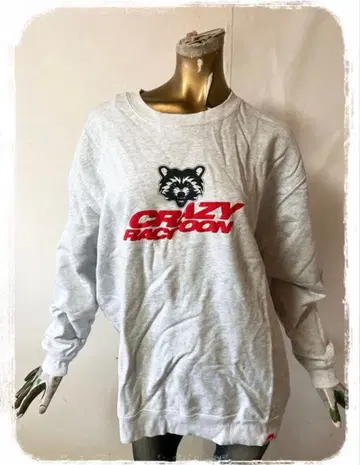 T17762 CRAZY RACCOON CR 스토어 한정판 트레이닝복 XL