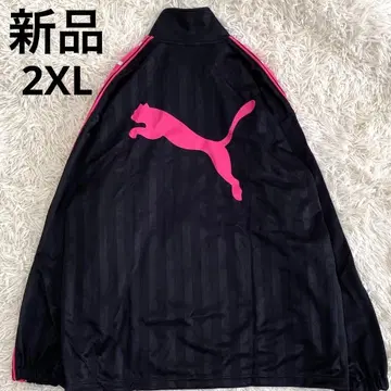 [ 미사용 택 포함 ] PUMA 빅 로고 저지 트랙 자켓 2XL