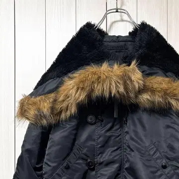 새상품급 Alpha industries N-2B 플라이트 자켓 M 블랙