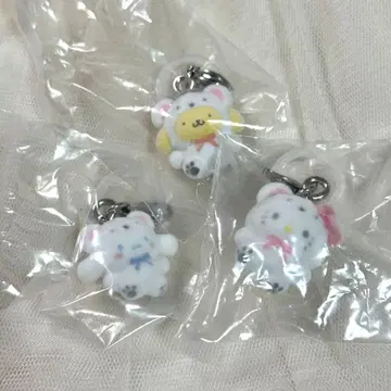 산리오 메지루시 액세서리 복슬복슬 스노우