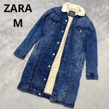 자라 ZARA 남성용 롱 보아 데님 자켓 사이즈 M