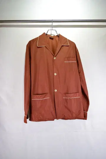 구제 의류 유로 나일론 파자마 셔츠 프랑스제 유럽 구제 의류 빈티지