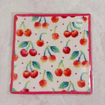 FEILER 러브러리 바이 페이러 손수건 체리 도트 web 한정판