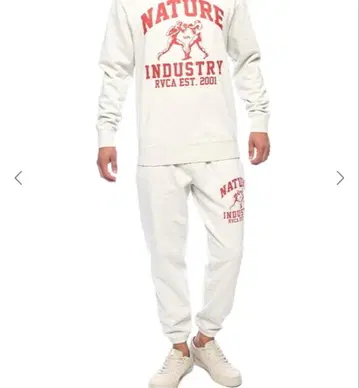 RVCA 네이처 인더스트리 맨투맨 셋업