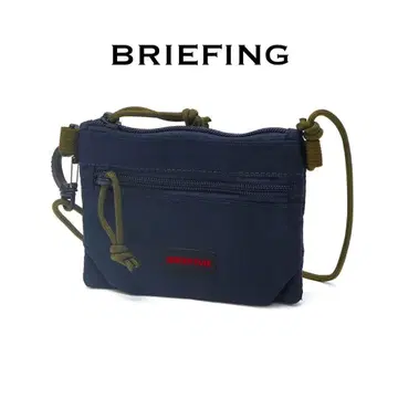 [ 미사용 ] 브리핑 W ZIP PURSE 네이비 카키 미니 파우치