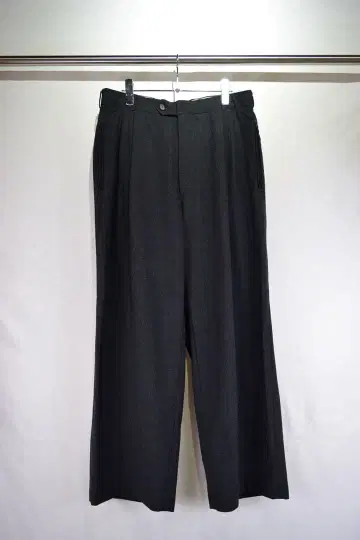 구제 의류 울 레이온 와이드 슬랙스 팬츠 유럽 구제 의류 빈티지