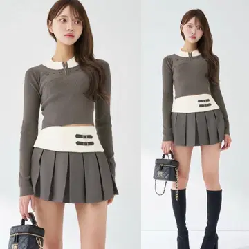 다리치 DARICH 니트 셋업 그레이 Free