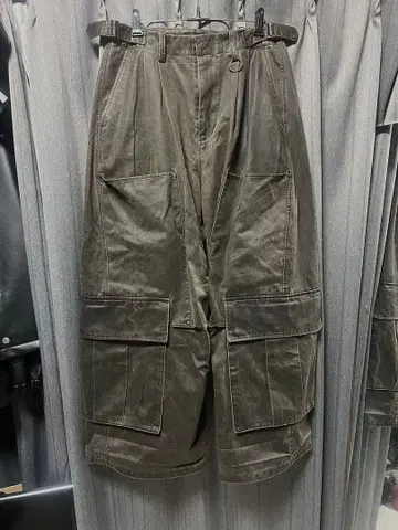 더블 니 카고 팬츠