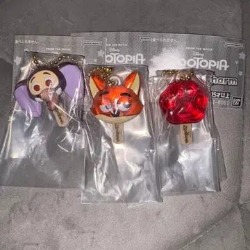 디즈니 주토피아 아이스캔디 참 세트