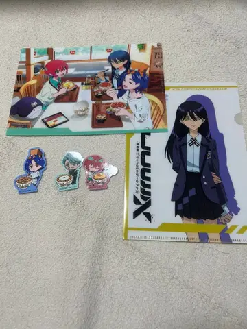 스키야 x 지크 아스 콜라보 클리어 파일 & 스티커 세트 묶음 판매