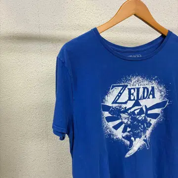 ZELDA 젤다의 전설 T셔츠 블루 L 사이즈