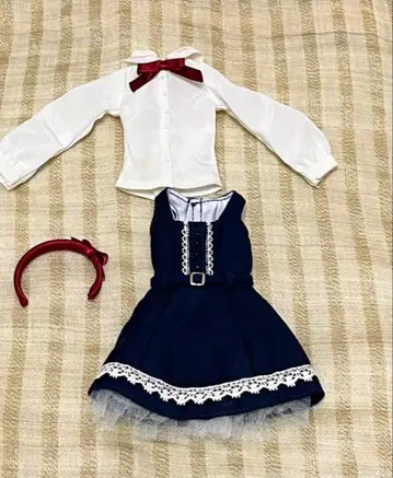 AZONE PNS 클래식 걸리시 점프 스커트 set 1/6 인형 의류