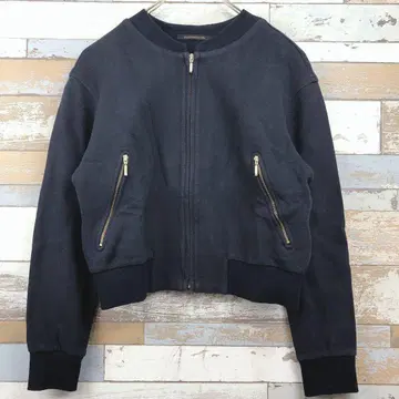 [ 밴야드 스톰 ] 블랙 숏 기장 블루종 S 기장 43 맨투맨지