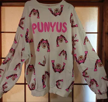 PUNYUS 올 패턴 맨투맨 빅 트레이닝복 빅 사이즈