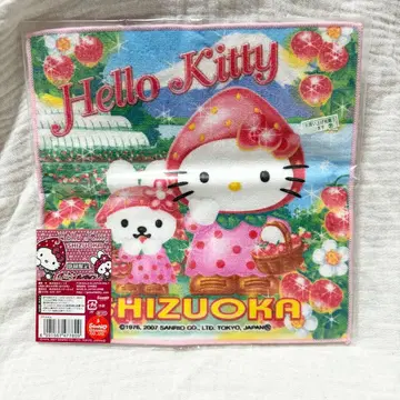 헬로키티 고토치키티 푸치 타월 시즈오카 한정판 헤이세이 레트로 레어