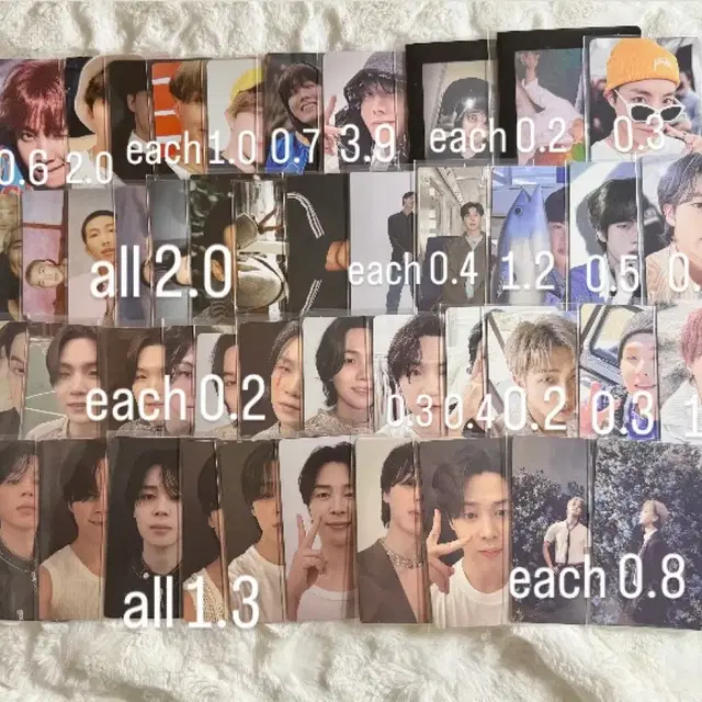 방탄소년단포카미개봉앨범딥디디비디포토북멤버십시그메모리즈스에밤