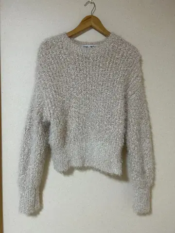 CITEN 시텐 몰 샤기 니트 베이지