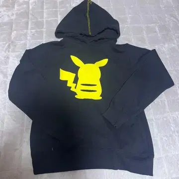 graniph 피카츄 실루엣 후드티 S 블랙