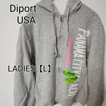 z248 [ Diport USA ] 여성용 후드티 (L) 그레이