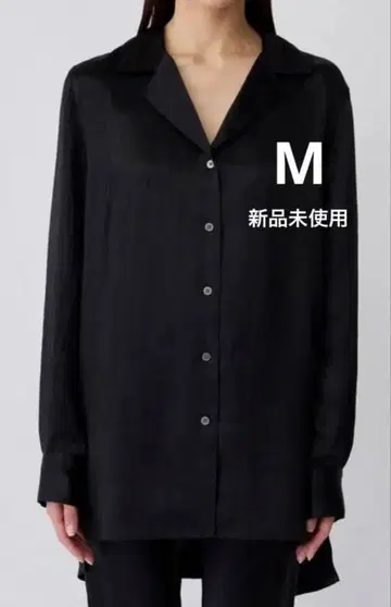 ENOF 에이스 롱 셔츠 블랙 / M