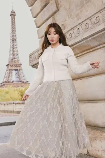 Herlipto Carre Twinkle Tulle 스커트 M 사이즈