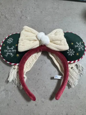 2025 디즈니 크리스마스 미키형 머리띠