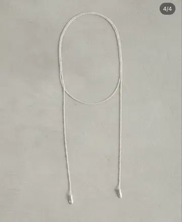 LA PEAU DE GEM in mood long chain choker