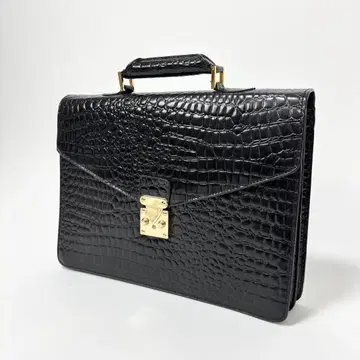 팩토리 소가죽 크로커다일 패턴 비즈니스 백 브리프 케이스