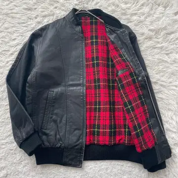 MA-1 가죽 천연 가죽 긴팔 자켓 일본제 여성용