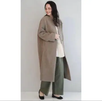WORLD 아나텔리어 울 모사 오버 롱 코트