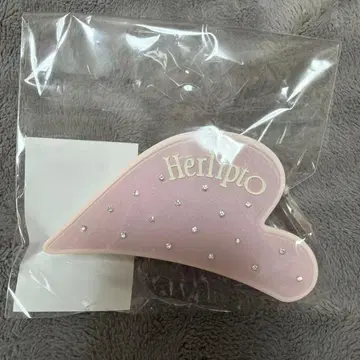 herlipto 바이컬러 하트 트윙클 헤어 클립