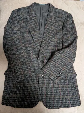 컨디션 최상 해리스 트위드 테일러드 자켓 울 100% 트위드 자켓