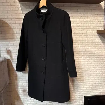 내추럴 뷰티 베이직 롱 코트 S 사이즈 블랙