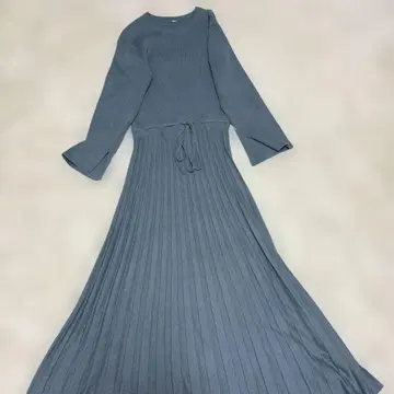 미라 오웬 롱 리브 니트 원피스