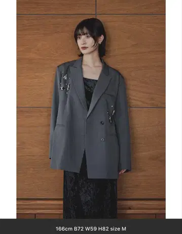 주얼 샤인 박스 자켓 결혼식 ANDRESD niana