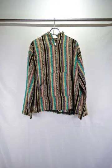 구제 의류 네이티브 디자인 후드티 메키파 빈티지 80s 70s