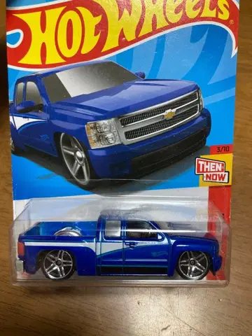 879 핫 휠스 쉐비 실버라도 미니카