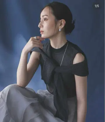 시어 리브 앙상블 니트