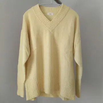 IENA 스트레치 울 V넥 풀오버